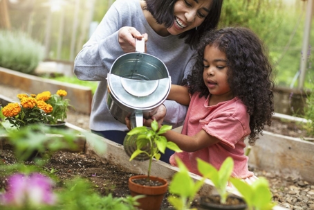 Kid gardening